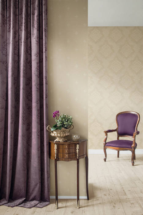 Fuggerhaus ​Stoff Lilia homify Classic windows & doors Windows