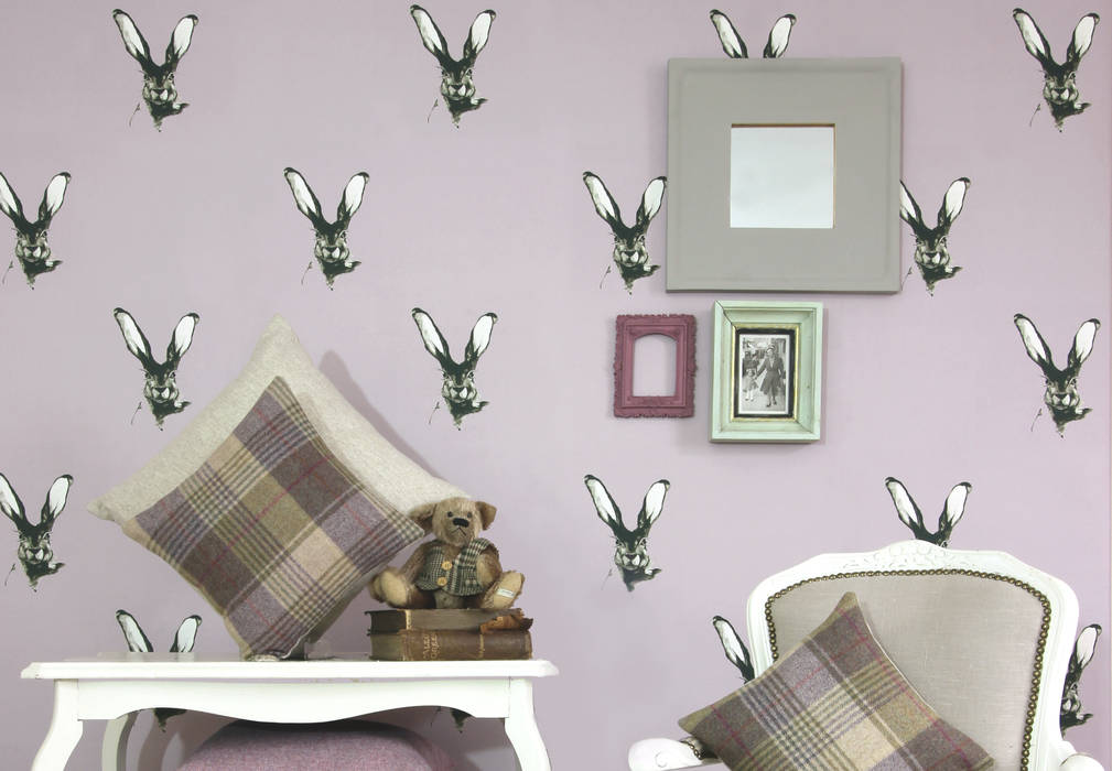 Jackrabbit Wallpaper Dwelling Bird Murs & Sols ruraux Papier peint