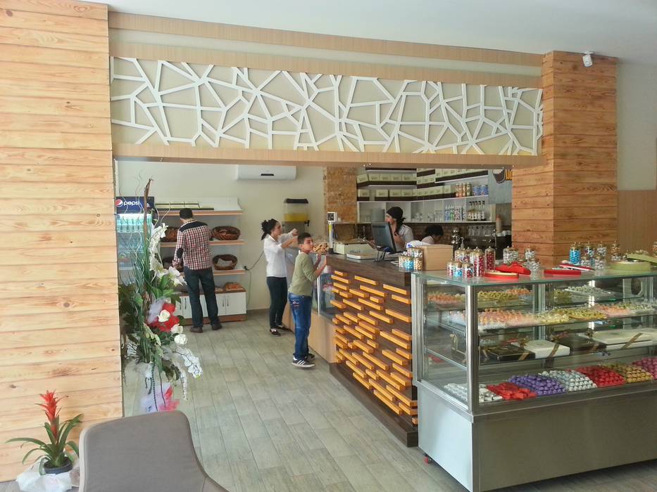 Bakeland Pattisserie - Adana, Emre Urasoğlu İç Mimarlık Tasarım Ltd.Şti. Emre Urasoğlu İç Mimarlık Tasarım Ltd.Şti. Interior garden Interior landscaping