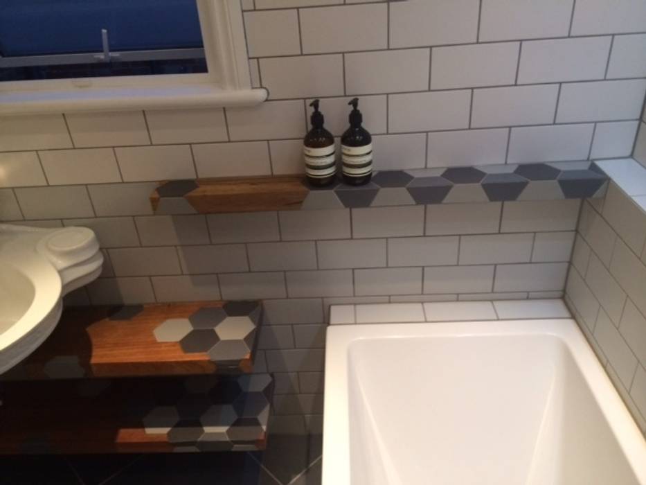 Bathroom floating shelves ,, woodstylelondon woodstylelondon BathroomShelves