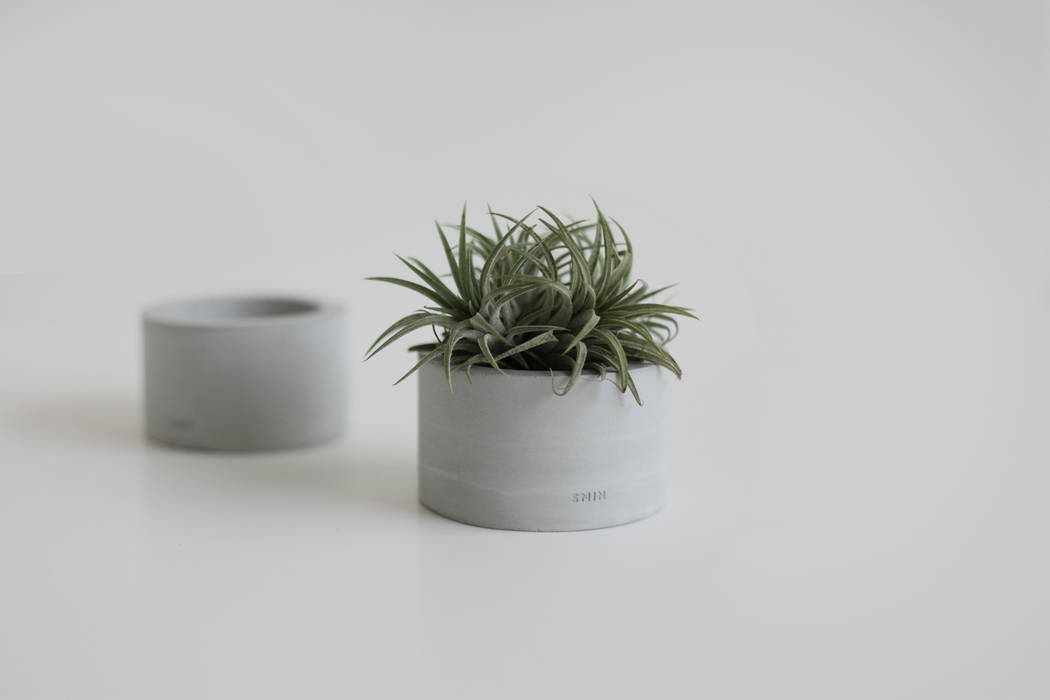 SMIN Rest collection - Concrete planter, coaster, candle holder , SMIN SMIN Сад Рослини та аксесуари