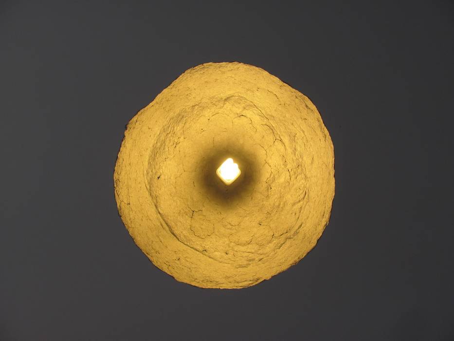 Calyx III - lampa z papierowej pulpy Crea-re Studio Industrialny pokój dziecięcy Oświetlenie