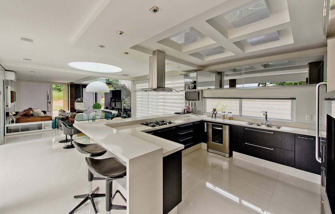 Casa AG, Espaço do Traço arquitetura Espaço do Traço arquitetura Cocinas de estilo moderno