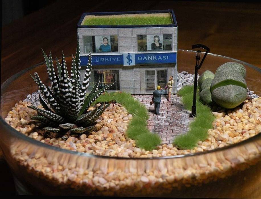 Kurumsal Minyatür Bahçe MyHobbyMarket & Peri Bahçem Ticari alanlar Ofis Alanları & Mağazalar