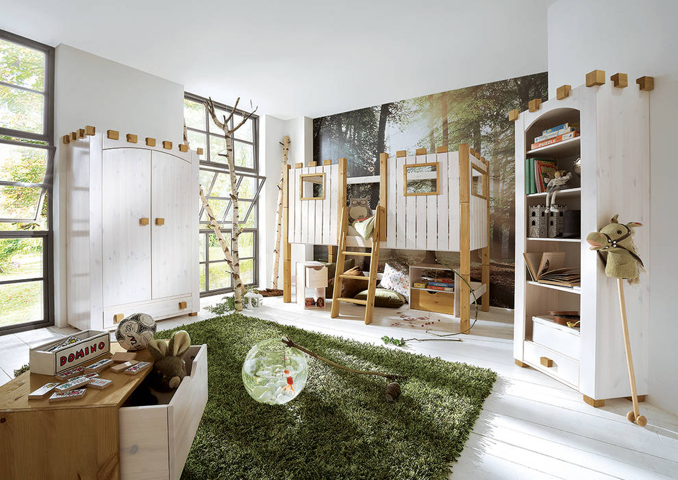 Mini-Hochbett "Castello" Allnatura Ausgefallene Kinderzimmer Betten und Krippen