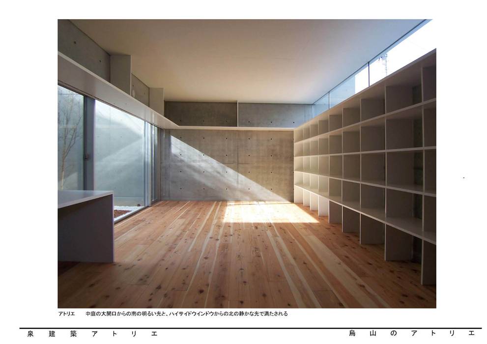 烏山のアトリエ, 泉建築アトリエ(izumi architects) 泉建築アトリエ(izumi architects) Modern media room