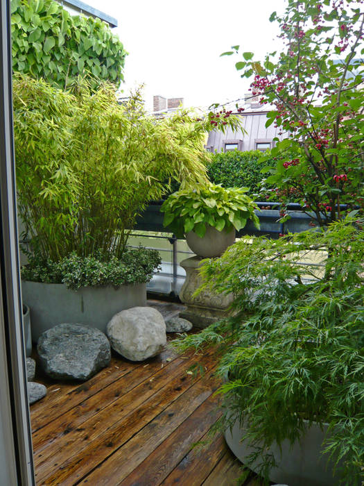 Dachterrassengestaltung münchenglockenbachviertel, blumen & gärten