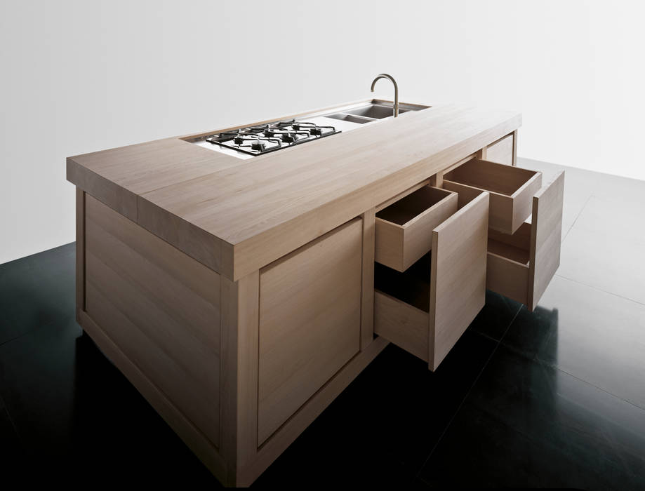 Wood 100% per Effeti, Vegni Design Vegni Design Cucina minimalista Contenitori & Dispense