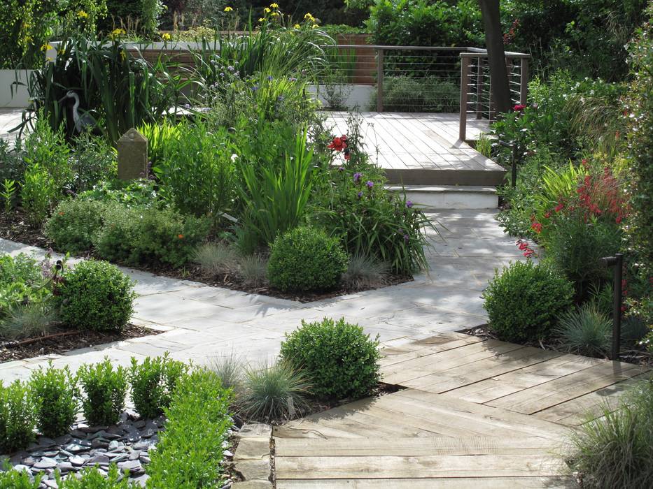 Traditional and Contemporary Mix, Cherry Mills Garden Design Cherry Mills Garden Design Country style garden