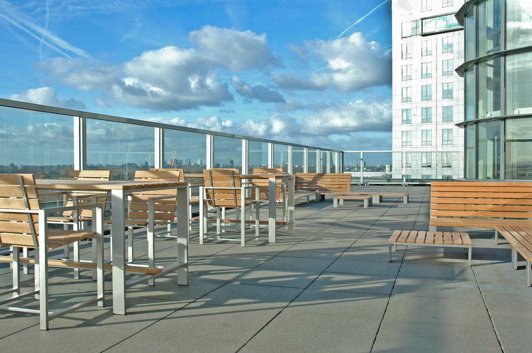 Kantoorterras, Vormad - Sittingimage Vormad - Sittingimage Balcones y terrazas de estilo moderno Mobiliario