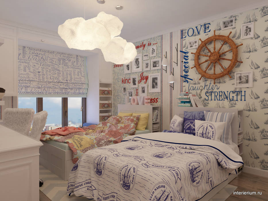 Дом в лесу, INTERIERIUM INTERIERIUM Mediterranean style nursery/kids room