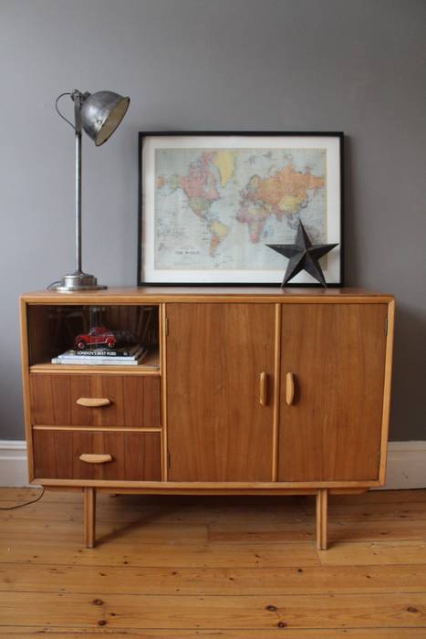 Mid century sideboard Owl and the Elephant Industrial style living room Cupboards & sideboards
