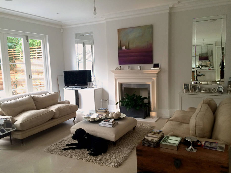 Dents Road, Living Room BLA Architects Classic style living room