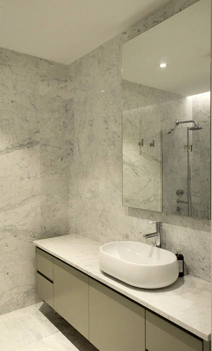 Tarabya B. Yali Project _ Bathroom 2 monoblok tasarım & içmimarlık Modern Banyo
