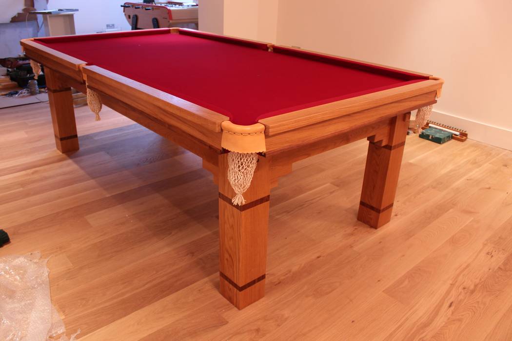 8 ft Walton Table with red cloth HAMILTON BILLIARDS & GAMES CO LTD Modern Dining Room Tables