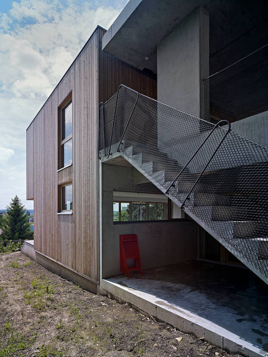 Construction d'une maison individuelle Mur Ossature Bois, Altkirch , LPAA LPAA Maisons classiques