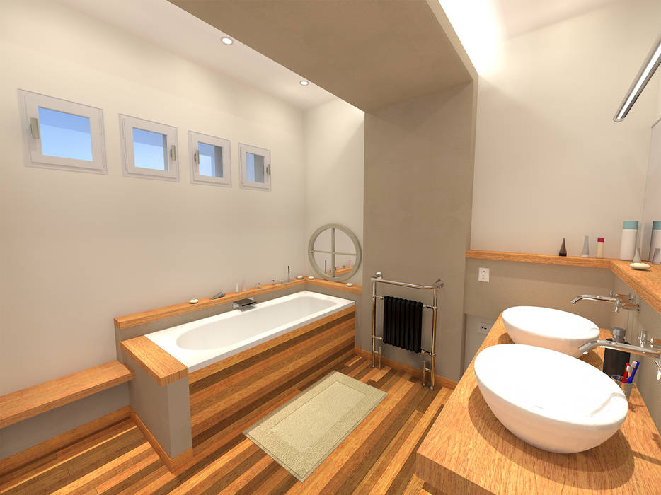 Rénovation salle de bain, ARtchidesign ARtchidesign Baños modernos