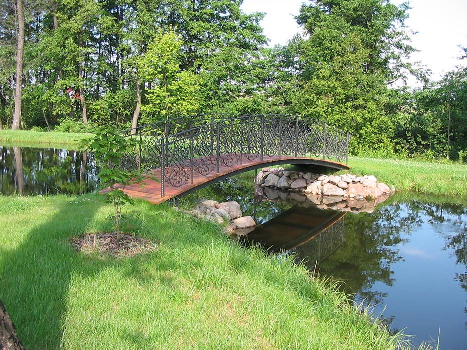 Dom na wsi, Piekarek Projekt-Paweł Piekarek Piekarek Projekt-Paweł Piekarek Jardines de estilo rural