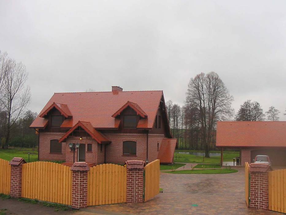 Dom na wsi, Piekarek Projekt-Paweł Piekarek Piekarek Projekt-Paweł Piekarek Country style houses