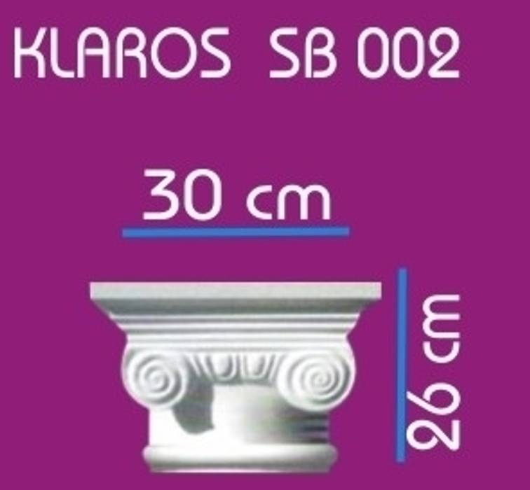 SÜTUNLAR, BAHÇE DEKOR Beton Bahçe Elemanları ve Gıda San. Tic. Ltd. Şti. BAHÇE DEKOR Beton Bahçe Elemanları ve Gıda San. Tic. Ltd. Şti. Balcon, Veranda & Terrasse classiques Accessoires & décorations