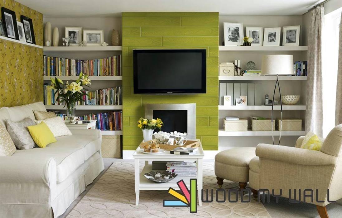 WoodMyWall Kendinden Yapışkanlı Duvar Kaplama Panelleri, WoodMyWall WoodMyWall Modern Duvar & Zemin