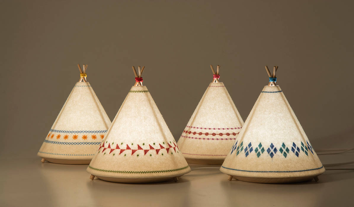 TIPI Lamp / BUOKIDS, Javier Herrero* Studio Javier Herrero* Studio Dormitorios infantiles de estilo moderno Iluminación