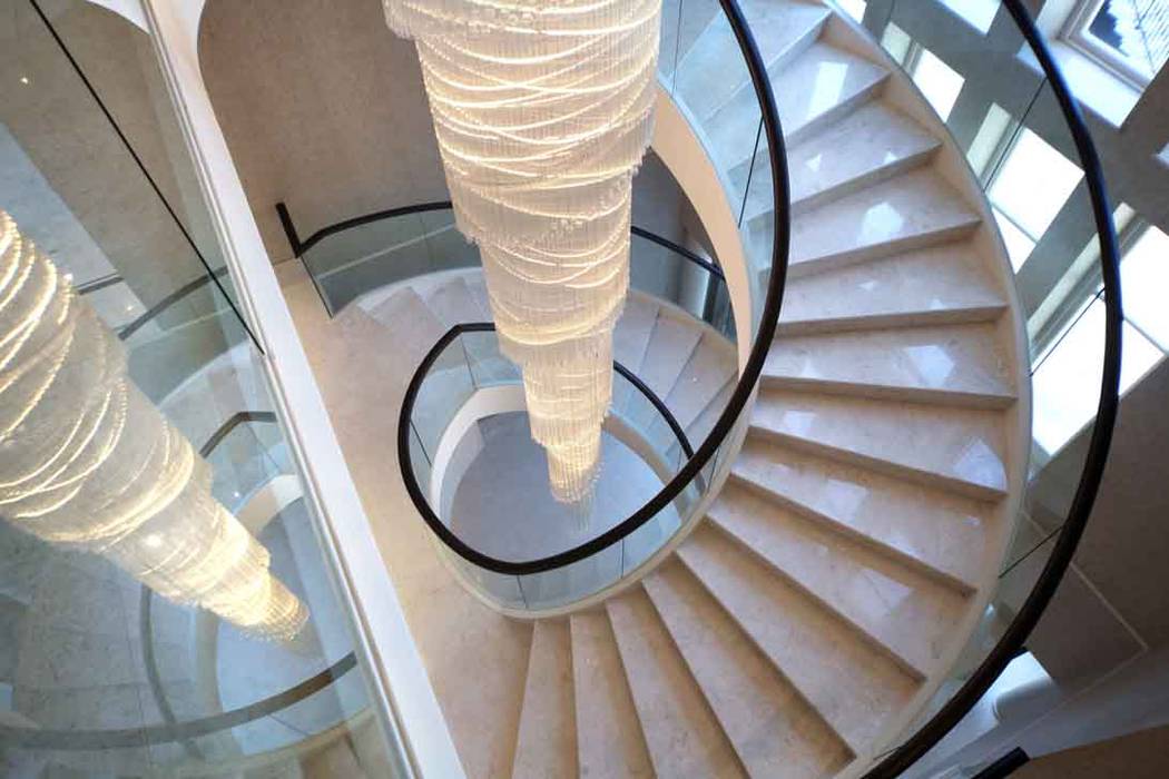 Project 7 Windlesham, Flairlight Designs Ltd Flairlight Designs Ltd Couloir, entrée, escaliers modernes Eclairage
