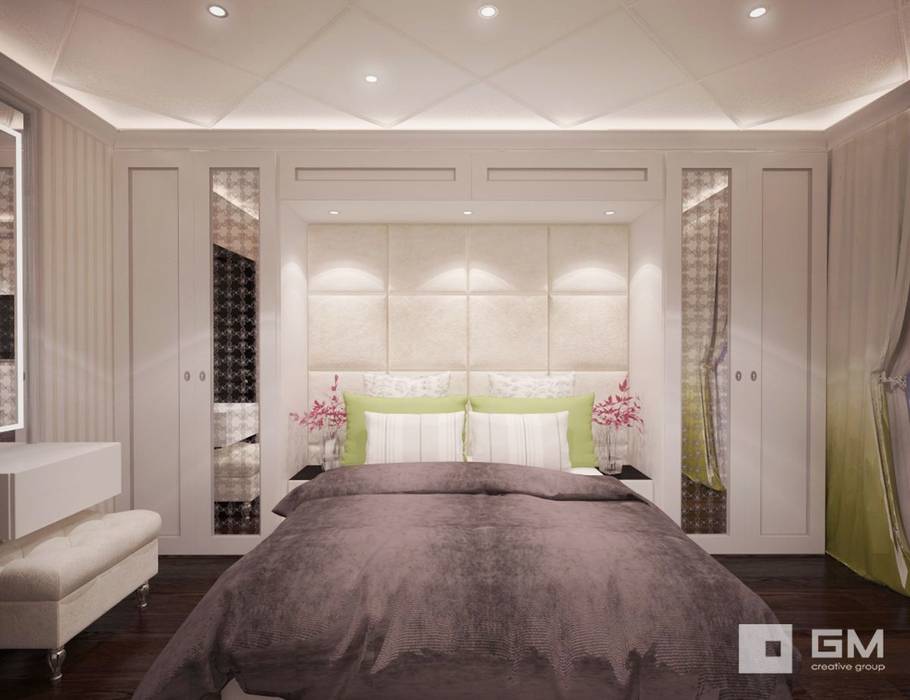 3-х комнатная квартира на ул. Абрамцевская , GM-interior GM-interior Eclectic style bedroom