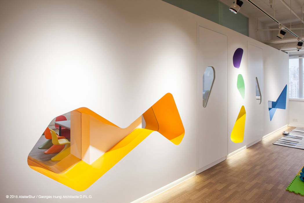 Babysteps Playgroup, HK, atelier blur / georges hung architecte d.p.l.g. atelier blur / georges hung architecte d.p.l.g. Commercial spaces Schools