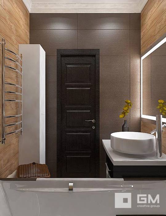 3-х комнатная квартира на ул. Абрамцевская , GM-interior GM-interior Eclectic style bathroom