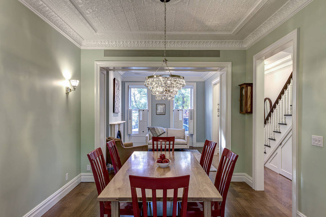 Brooklyn Townhouse, Ben Herzog Architect Ben Herzog Architect Klassische Wohnzimmer