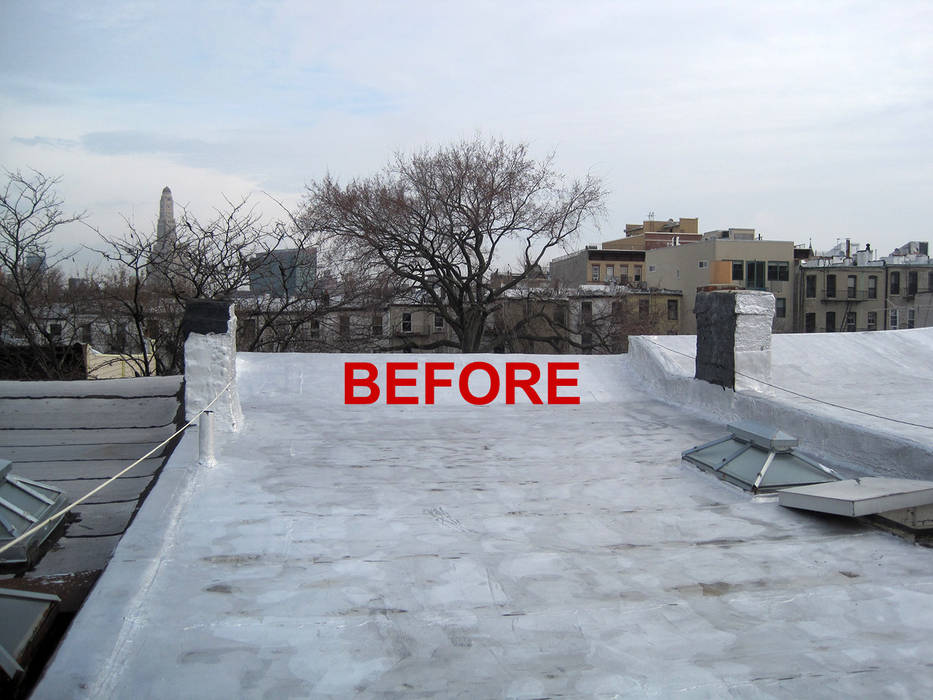 Brooklyn Townhouse, Ben Herzog Architect Ben Herzog Architect Klasik Balkon, Veranda & Teras