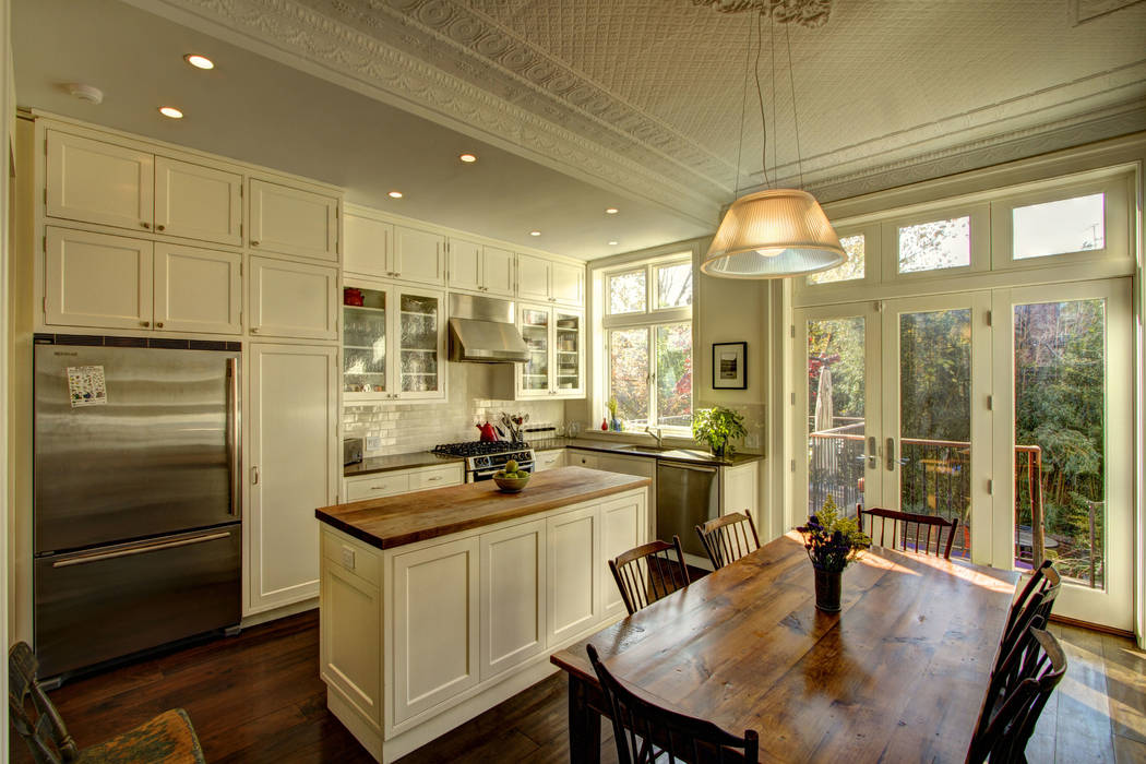 Park Slope Brownstone, Ben Herzog Architect Ben Herzog Architect Dapur Gaya Kolonial