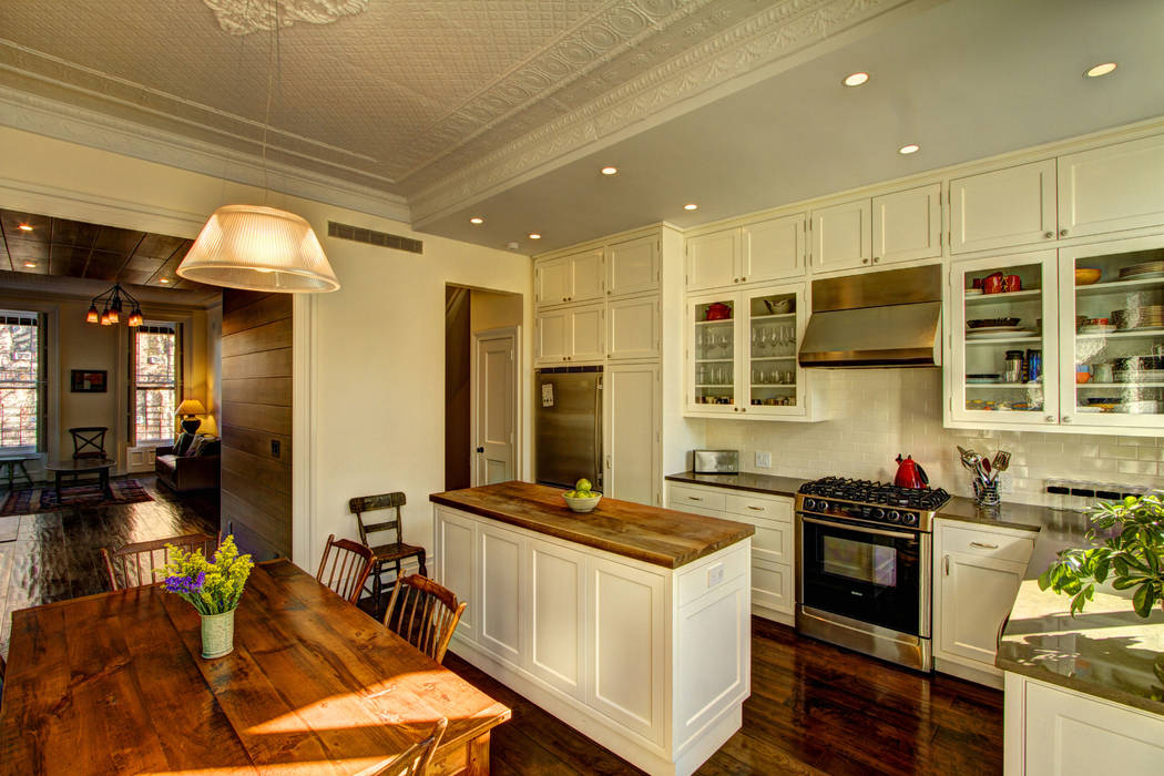 Park Slope Brownstone, Ben Herzog Architect Ben Herzog Architect Colonial style kitchen