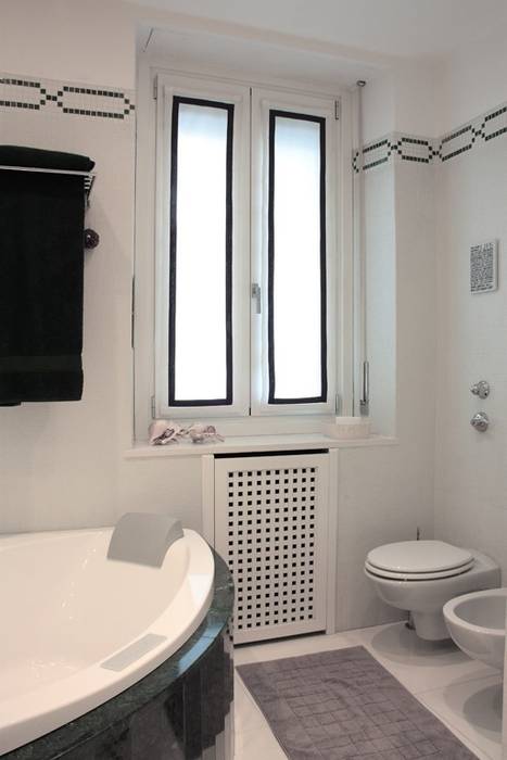 Abitazione a Milano/2, Francesca Bonorandi Francesca Bonorandi 現代浴室設計點子、靈感&圖片
