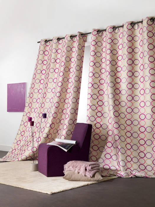 Rideaux prêts à poser>Design>Cercles>ALLIANCE So Textil Chambre classique Textiles