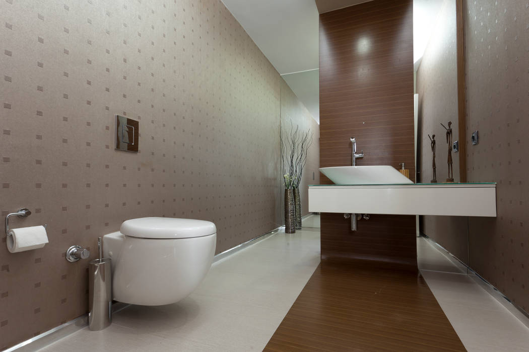 E. BUYUKKOKDERE SAHILEVLERI EV, Mimkare İçmimarlık Ltd. Şti. Mimkare İçmimarlık Ltd. Şti. Modern Bathroom