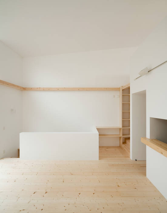 2階 リビング・ダイニング 井戸健治建築研究所 / Ido, Kenji Architectural Studio 北欧デザインの リビング