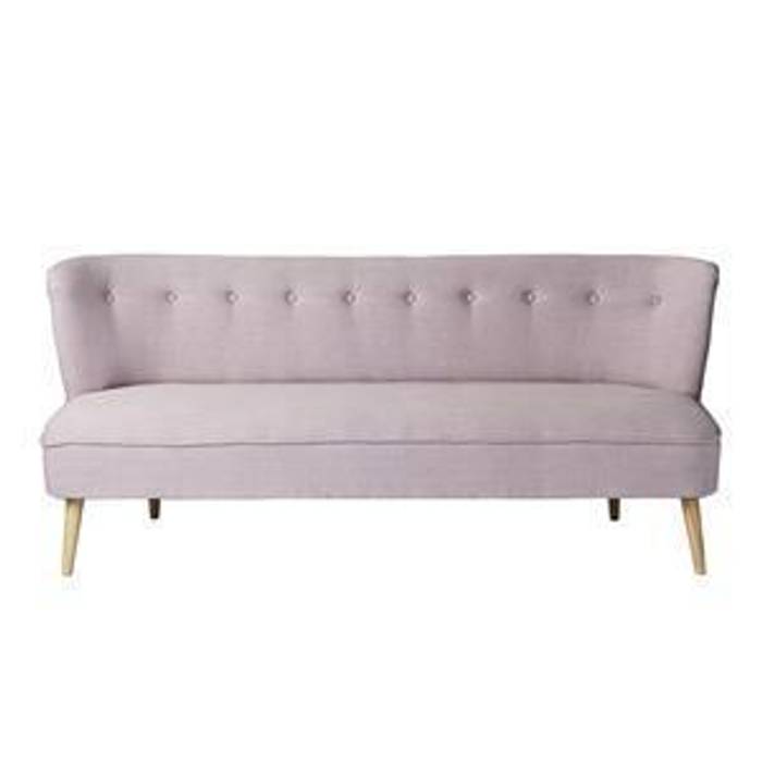 Sofa, Rose Upholstery, Rubberwood Legs, Bloomingville Bloomingville غرفة المعيشة Sofas & armchairs