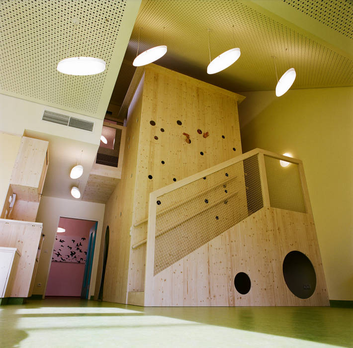 Kindergarten Drasenhofen / NÖ, Abendroth Architekten Abendroth Architekten Commercial spaces Schools