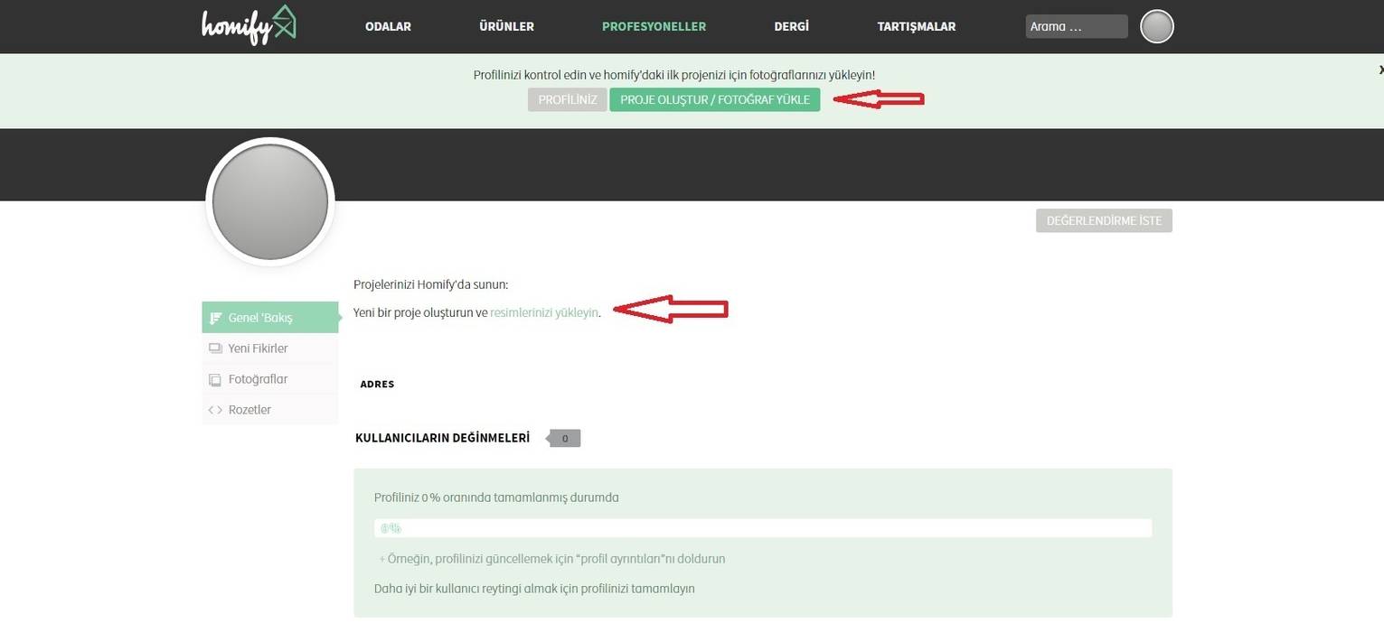 homify'da nasıl profesyonel bir profil oluşturabilirim?, homify Yardım homify Yardım