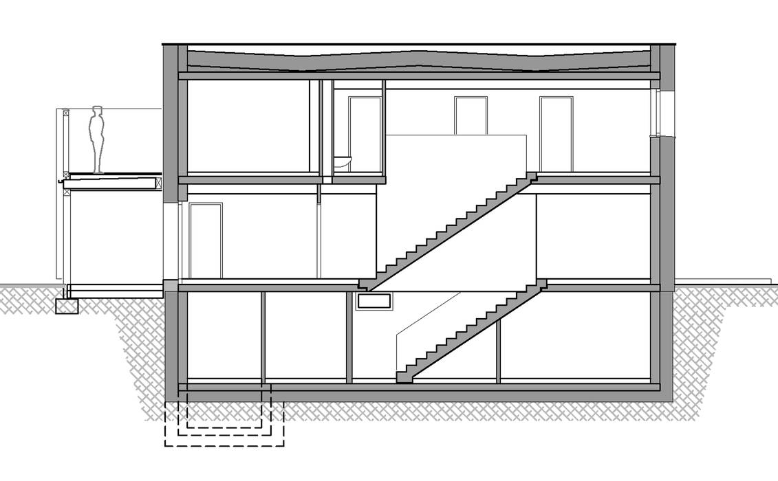 Längsschnitt Abendroth Architekten