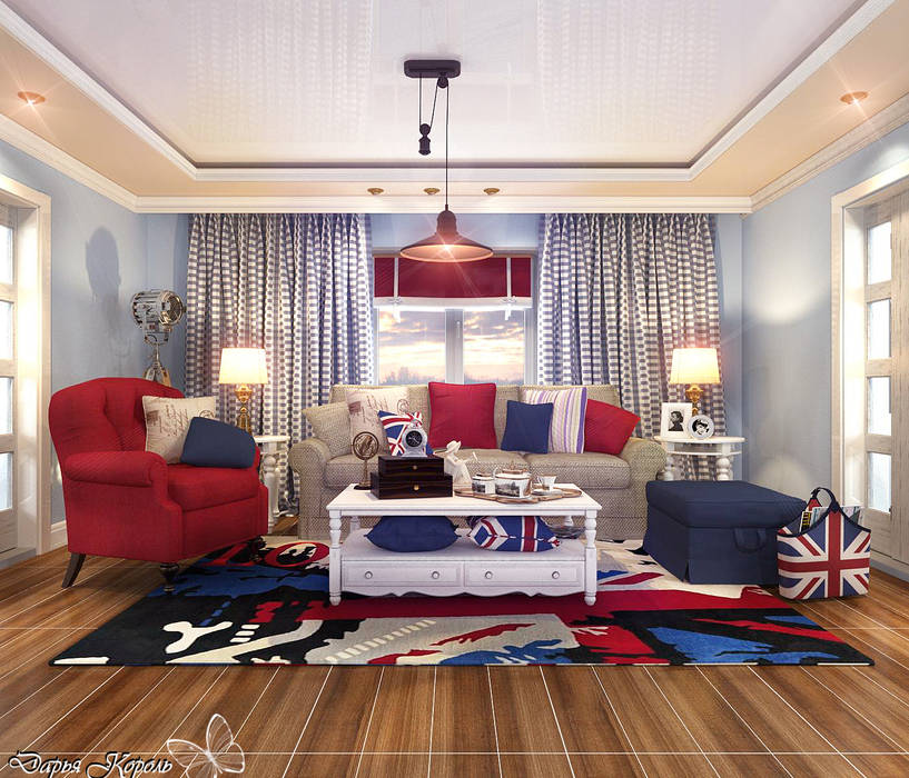 living room, Your royal design Your royal design Salas de estilo rural