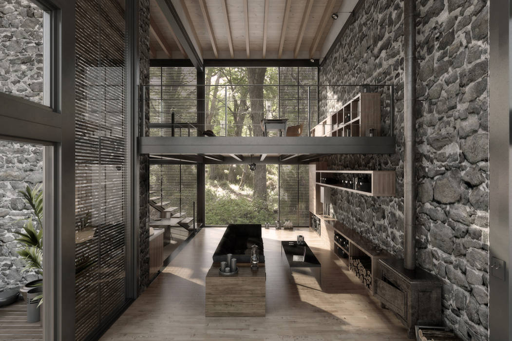 House In Guatemala, NATURAL LIGHT DESIGN STUDIO NATURAL LIGHT DESIGN STUDIO Modern Oturma Odası