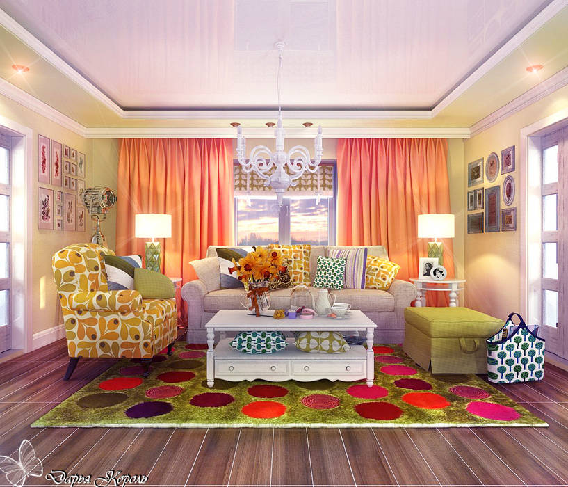 living room 2, Your royal design Your royal design Salas de estar campestres