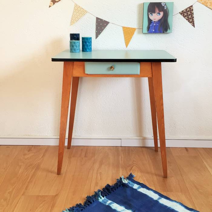 Paulette, la table bureau des années 50 Chouette Fabrique Bureau scandinave Bureaux