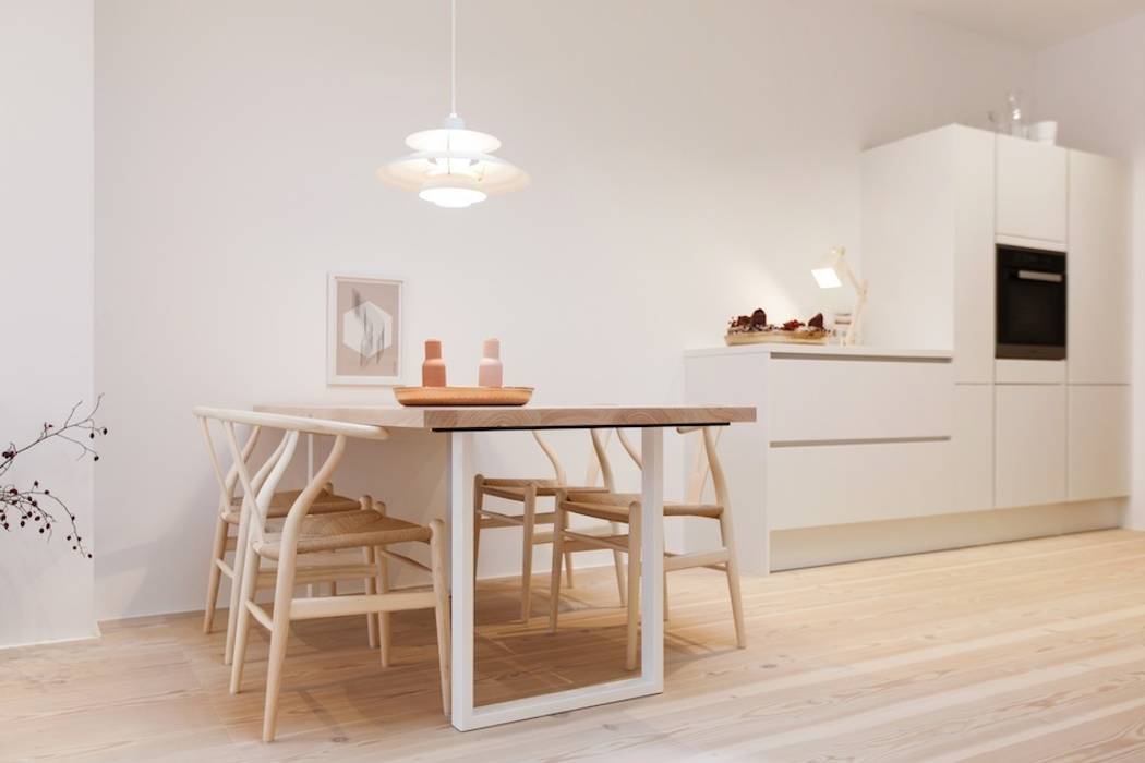 Charmante Altbauwohnung in Berlin, pur natur pur natur Scandinavian style dining room