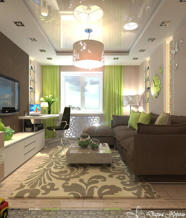 living room, Your royal design Your royal design Гостиные в эклектичном стиле