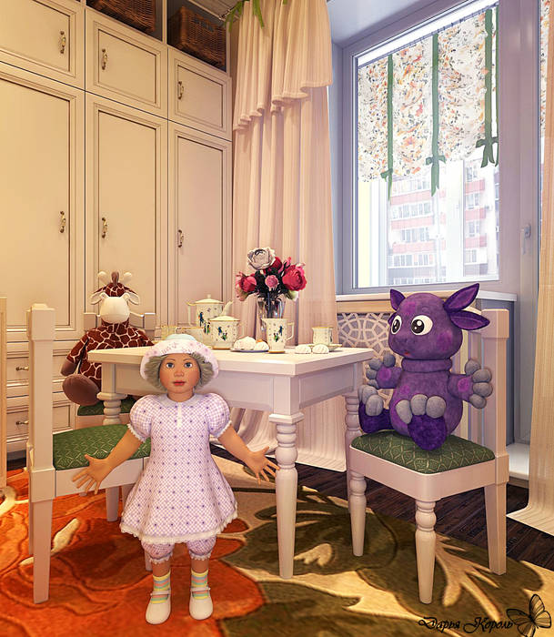 children's room for girls, Your royal design Your royal design Детская комнатa в стиле кантри