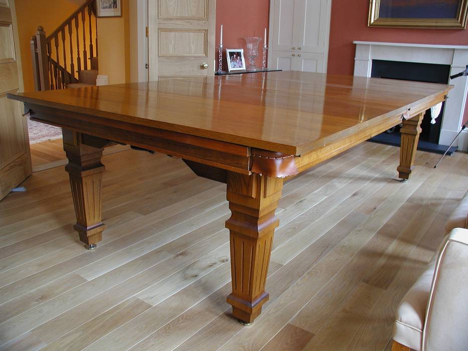 9 ft Convertible Dining Table, with its leaves on. HAMILTON BILLIARDS & GAMES CO LTD Dining roomTables